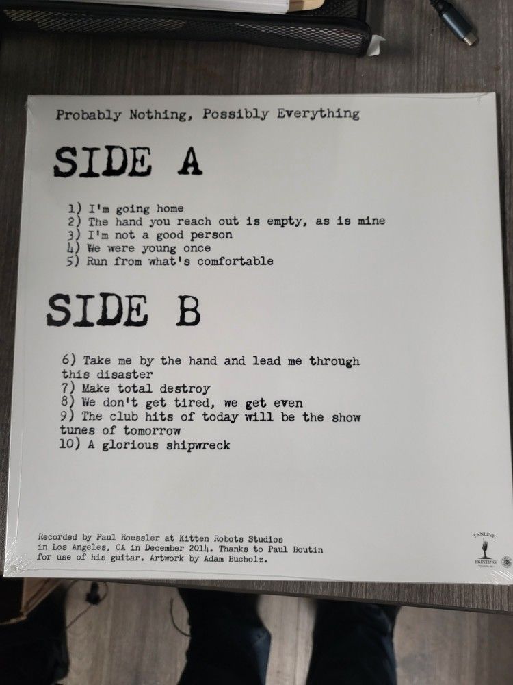 Pat The Bunny Probably Nothing, Possibly Everything