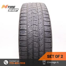 Pair of 2 Used 8.5/32  LT  275/65R20  126/123R  Goodyear  Wrangler Workhorse HT
