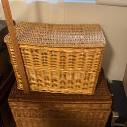 Basket Storage Trunk Wicker