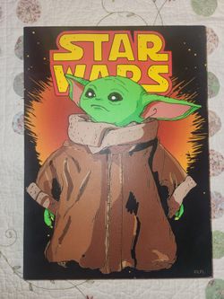 Star Wars Baby Yoda Grogu Mandalorian.