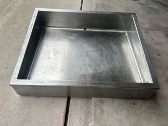 Stainless steel bar ice bin