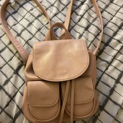 Baby Pink Mini Backpack