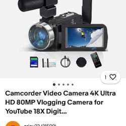 8K Video Camcorder 64mp