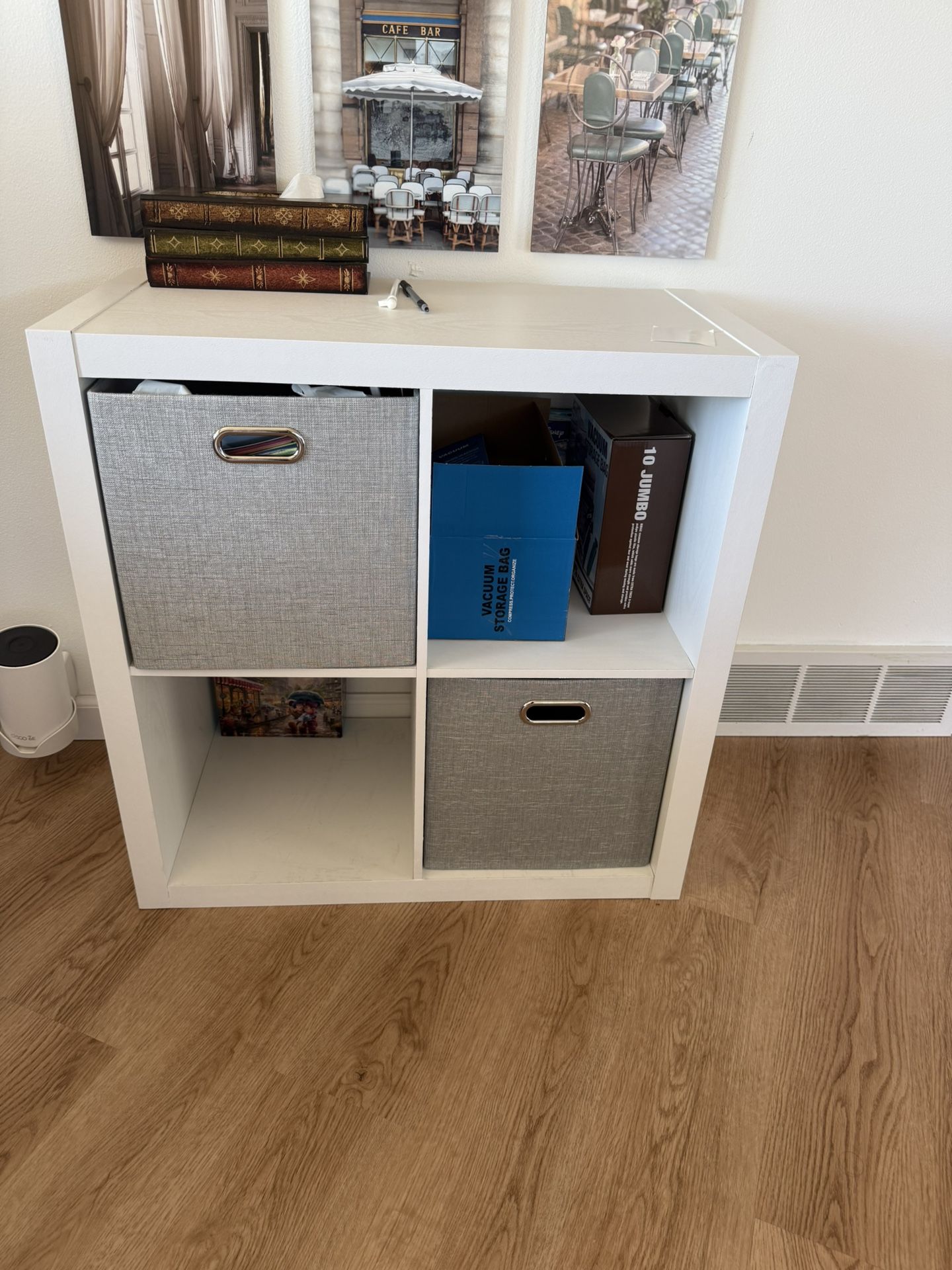 Four cubby Storage