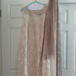 Formal Dress - Champagne Color