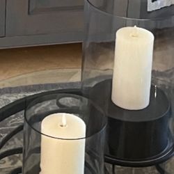 2 Pottery Barn Piece Candle Holders 