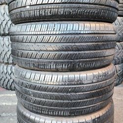 4 USED TIRES MICHELIN 235/45/18