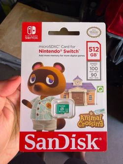 SanDisk 512GB microSDXC Card for Nintendo Switch