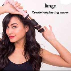 Ceramic Curling Wand | Salon Hair Styling Wands for Beach Waves,New, Blush Color 