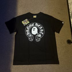 Bape x chrome heart shirt 