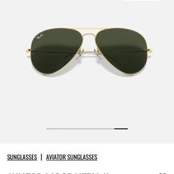 Ray-Ban Sunglasses AVIATOR LARGE METAL II L2846
