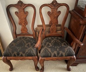 Queen Anne Dining Chairs Set of 6