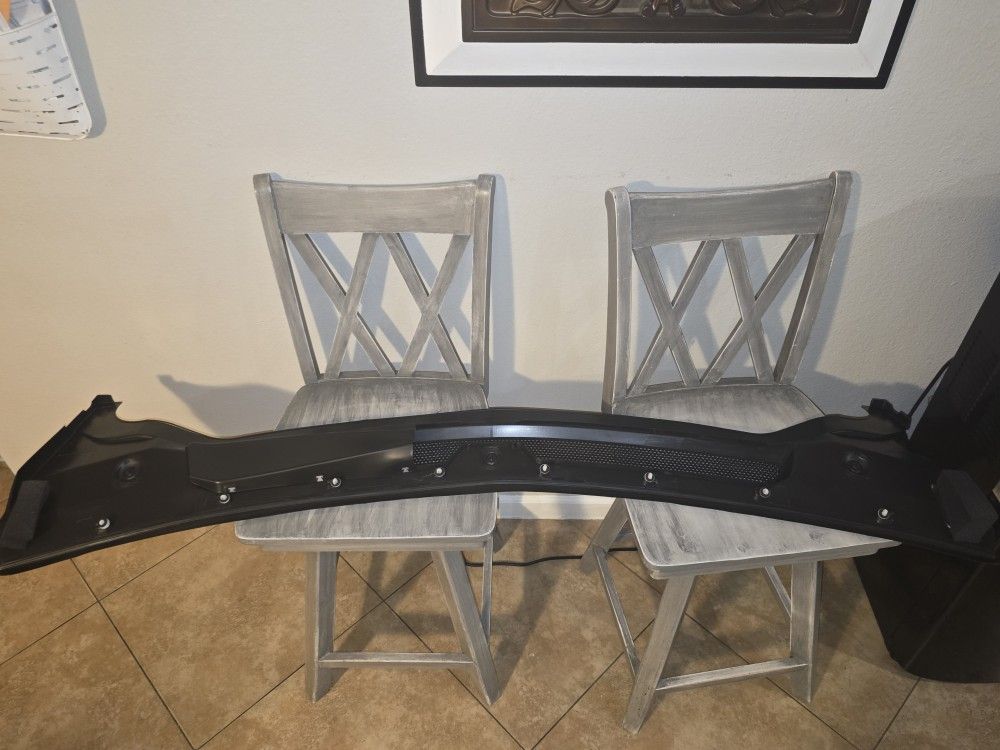 HECASA Windshield Cowl Vent Panel Compatible with 2005-2016 Land Rover LR3 LR4 Range Rover Sport Replace for LR096164 Air Intake Grille Wiper Cover Re