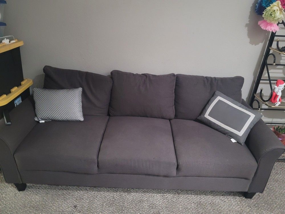Dark Gray Couch Set