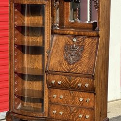 Secretarial Desk / Curio Cabinet 