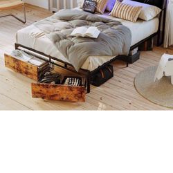 Firm Price! Brand New Queen Size Bed Frame (MATRESS NOT INCLUDED)