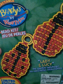 Bead kit, ladybugs