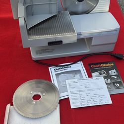 Chef’s Choice Premium Metallic Electric meat food Slicer 610 with extra serrated Blade Blade