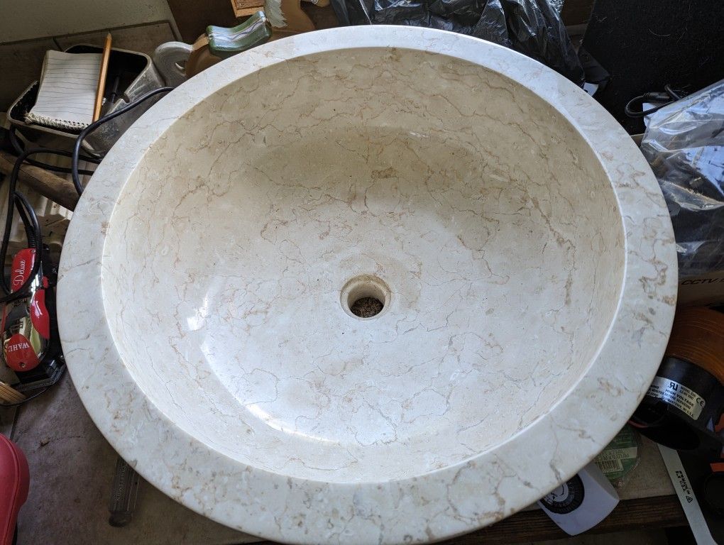 Solid Marble Sink Basin