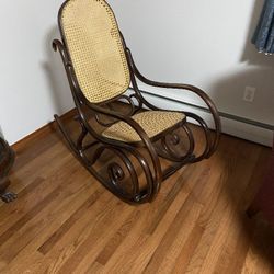 Vintage Wooden Rocking Chair
