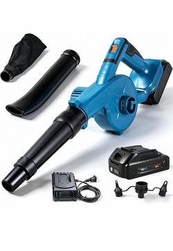 NEWONE Soplador de hojas pequeño inalámbrico compatible con batería Makita de 18 V, 157 MPH/64 CFM, mini aspiradora eléctrica de mano ligera para el c