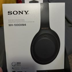 Sony XM4 Wireless Headphones.
