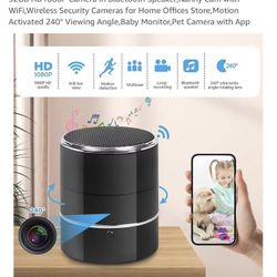 SURVEILLANCE CAMERA in a BLUETOOTH SPEAKER
