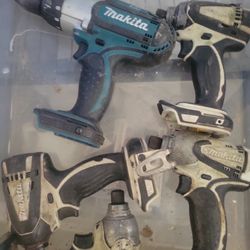 Makita 18v Impacts And A Drill