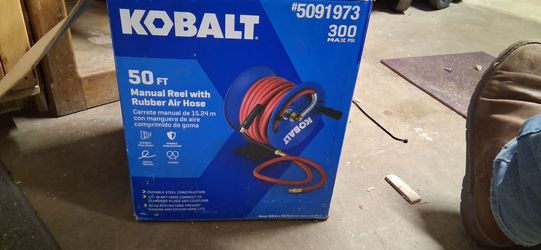 Kobalt 50 ft manual hose reel
