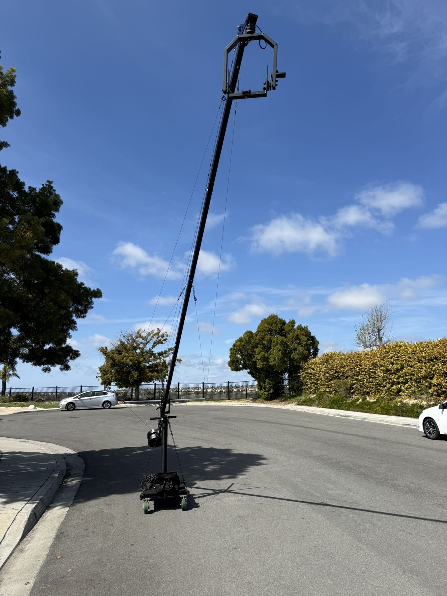 21FT Camera Jib (Base Platform Dolly, Jib, Pan Tilt With Controller)