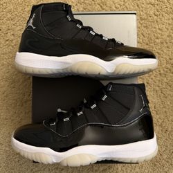 Size 10 (Worn once, comes with original box) - Air Jordan 11 retro jubilee 25th anniversary 