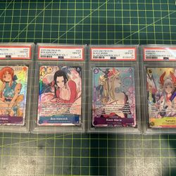 One Piece Illustration Box PSA 10 Set