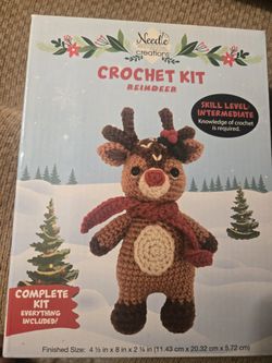New reindeer crochet kit