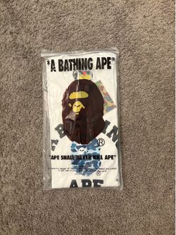 White BAPE Baby Milo tee size L