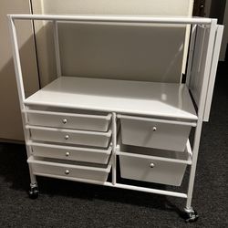 Michaels White Metal Drawer 