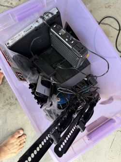 Box Full Of Electronics