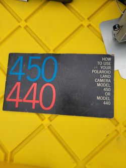 Polaroid automatic land camera 440 450