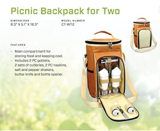 Picnic Backpack for Two