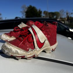 Red Nike Cleats