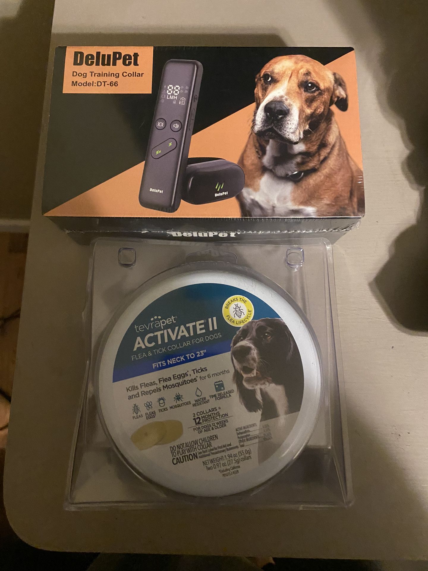 Dog Training Collar And Flea Collar