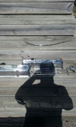 Chrome chevy 350 valve cover set