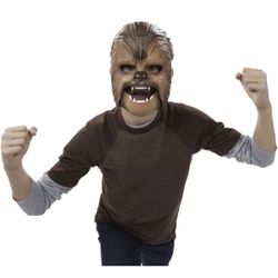 STAR WARS Movie Roaring Chewbacca Wookiee Sounds Kids Mask with sounds  GRAAAAWR