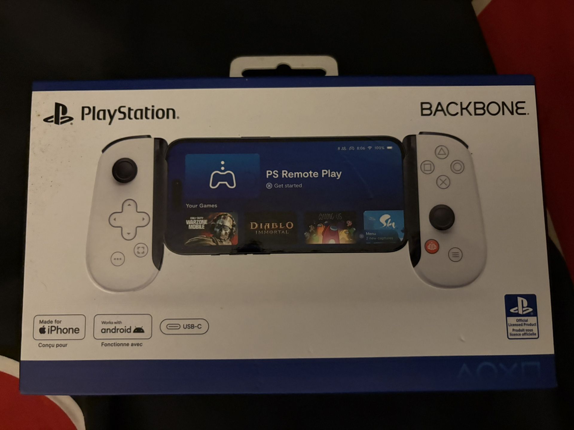 PlayStation: Backbone [USB Type C] For Android & iPhone 15 or Newer