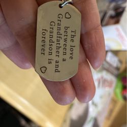 Fathers Day Keychain Gift