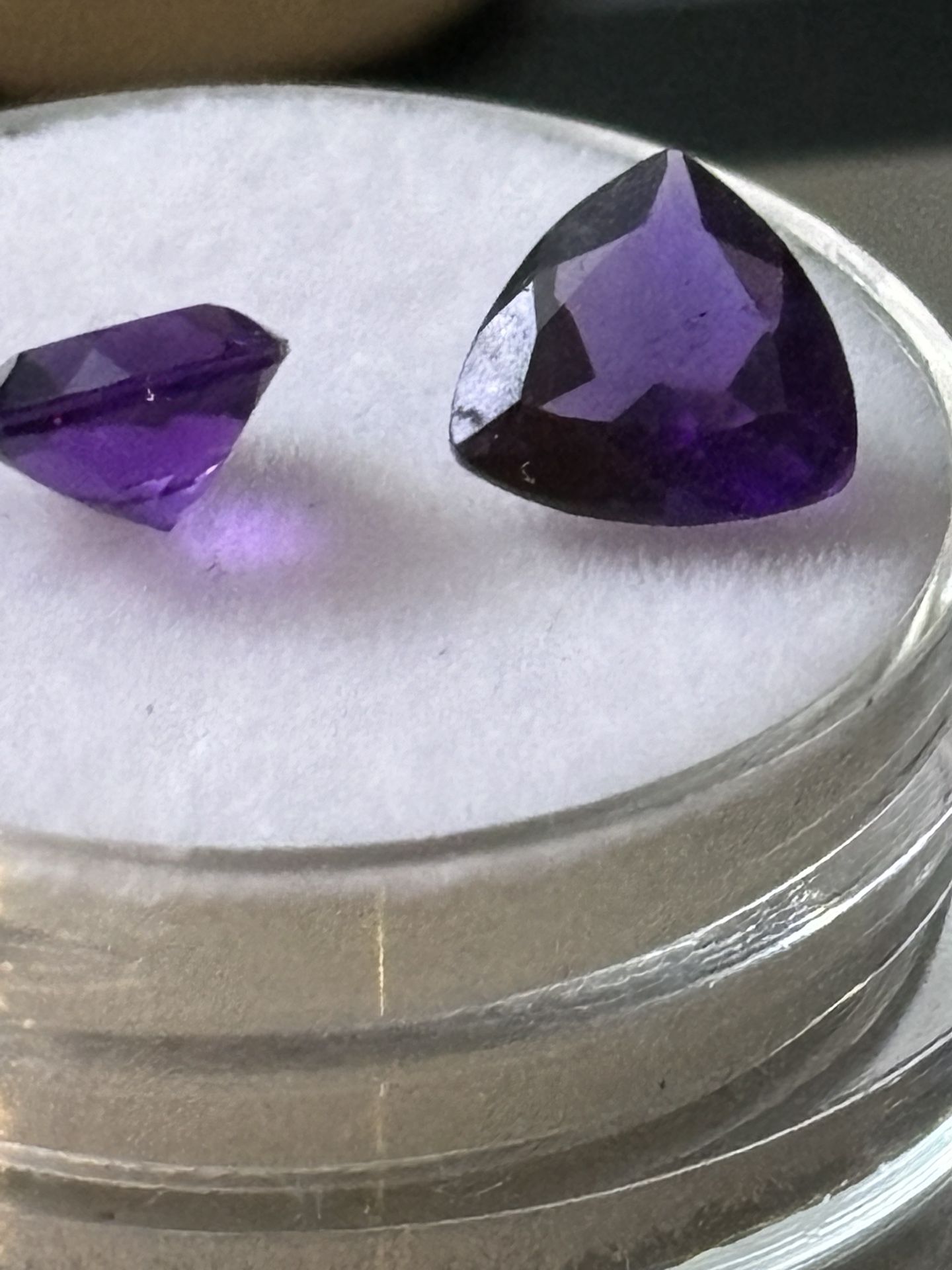 All Natural Faceted Amethyst-High Quality Color And Cut