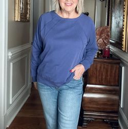 NWT $69 J. Jill Woman’s Purple Long Sleeve Pullover Sweater, Sz S