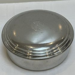 Vintage Schroth Handmade Pewter Keepsake Box | Commemorative 