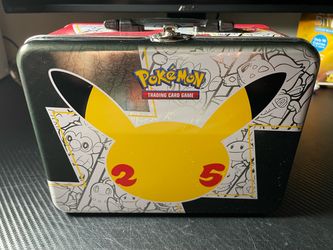 25th Anniversary Pokemon Tin Lunch Box