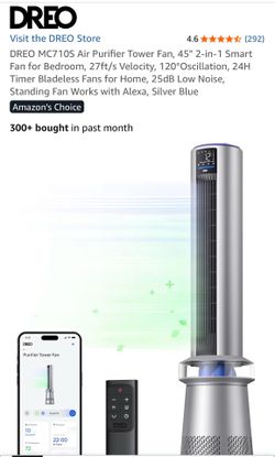 Air Purifier Tower Fan