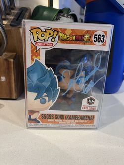 Sean Schemmel Signed SSGSS Goku Funko 563